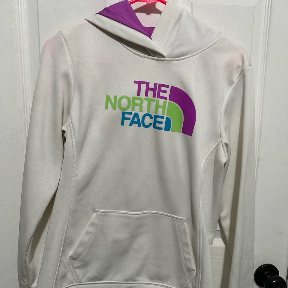 The North Face Pink and White Jacket